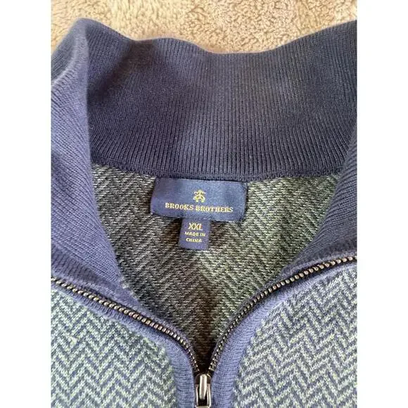 Brooks Brothers Men's XXL Half-Zip Sweater - Picture 2 of 7